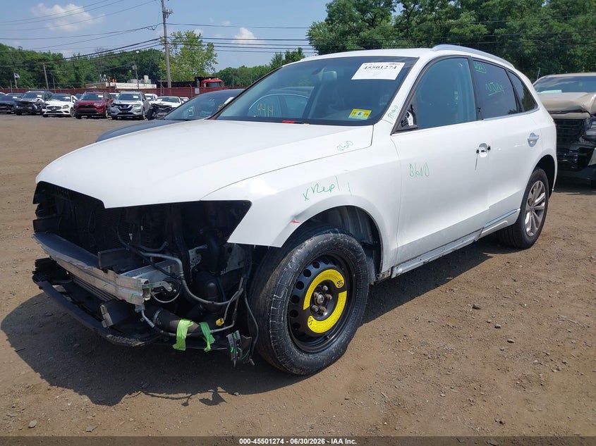 2015 Audi Q5 VIN WA1LFAFP6FA133607 IAAI salvage auction — FRONT END, Salvage Title, sold $2,100 on 2026-07-22 (photo 6)