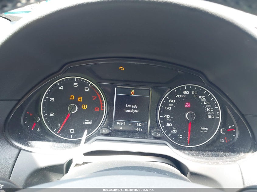 2015 Audi Q5 VIN WA1LFAFP6FA133607 IAAI salvage auction — FRONT END, Salvage Title, sold $2,100 on 2026-07-22 (photo 7)