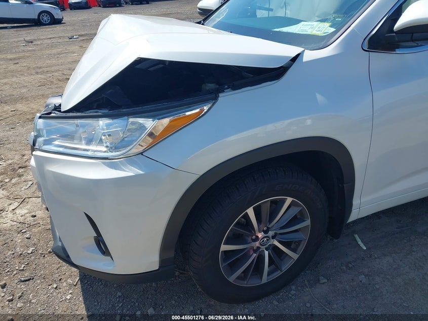 2017 Toyota Highlander VIN 5TDJZRFH0HS368800 IAAI salvage auction — FRONT END, Salvage Title, sold $5,175 on 2026-07-15 (photo 6)