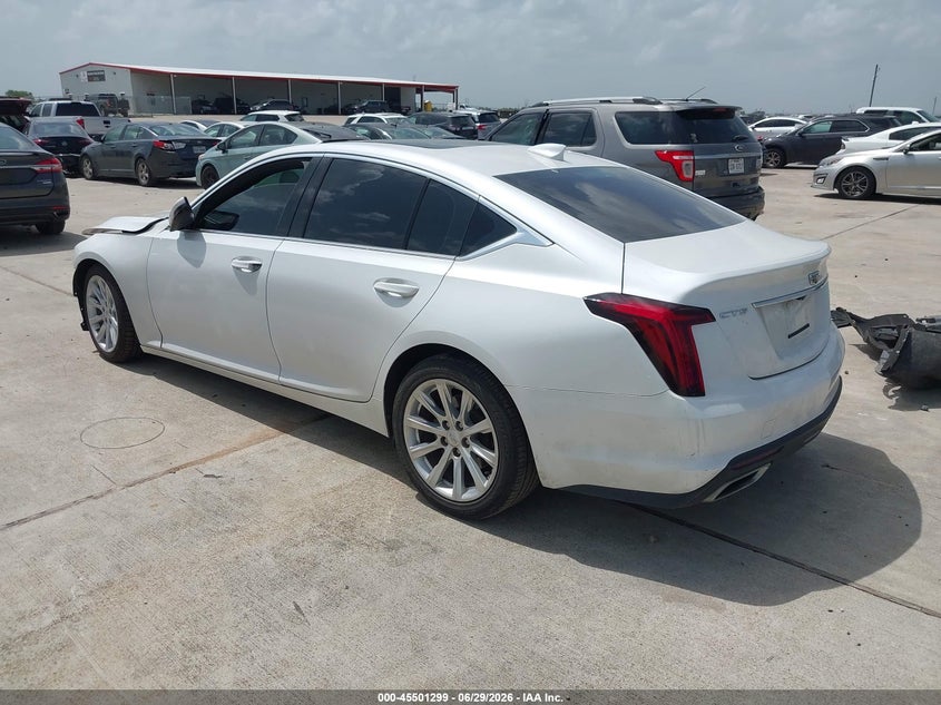 2020 Cadillac Ct5 VIN 1G6DW5RK2L0122349 IAAI salvage auction — FRONT END, Wait Title, sold $4,750 on 2026-09-07 (photo 3)