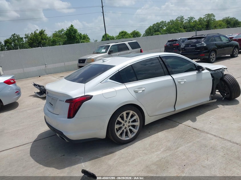 2020 Cadillac Ct5 VIN 1G6DW5RK2L0122349 IAAI salvage auction — FRONT END, Wait Title, sold $4,750 on 2026-09-07 (photo 4)