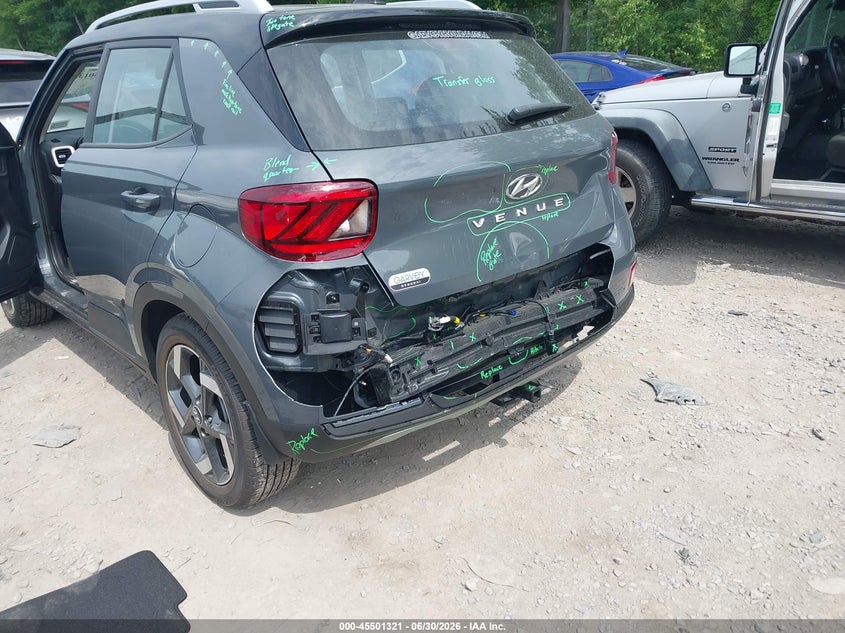 2026 Hyundai Venue VIN KMHRC8A32TU428621 IAAI salvage auction — REAR END, Mv-907A (New York), sold $6,400 on 2026-07-21 (photo 6)