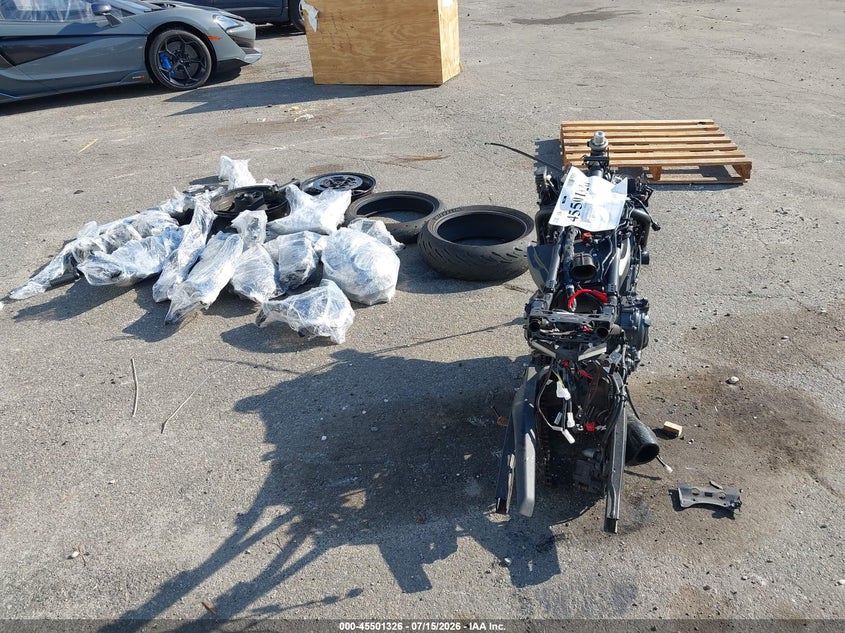 2023 Yamaha Mt VIN JYARM32E8PA007624 IAAI salvage auction — STRIPPED, Salvage Title, sold $575 on 2026-07-28 (photo 6)