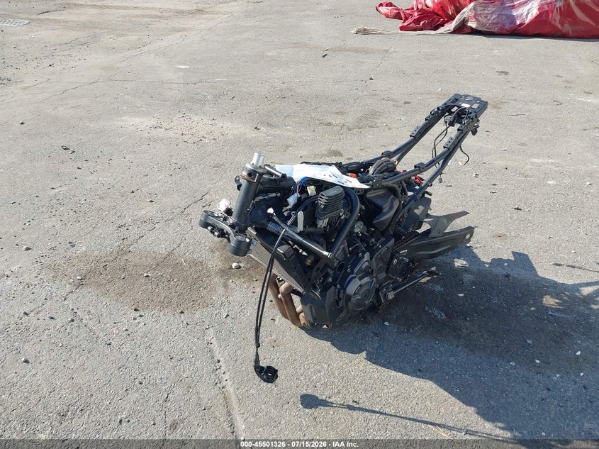 2023 Yamaha Mt VIN JYARM32E8PA007624 IAAI salvage auction — STRIPPED, Salvage Title, sold $575 on 2026-07-28 (photo 9)