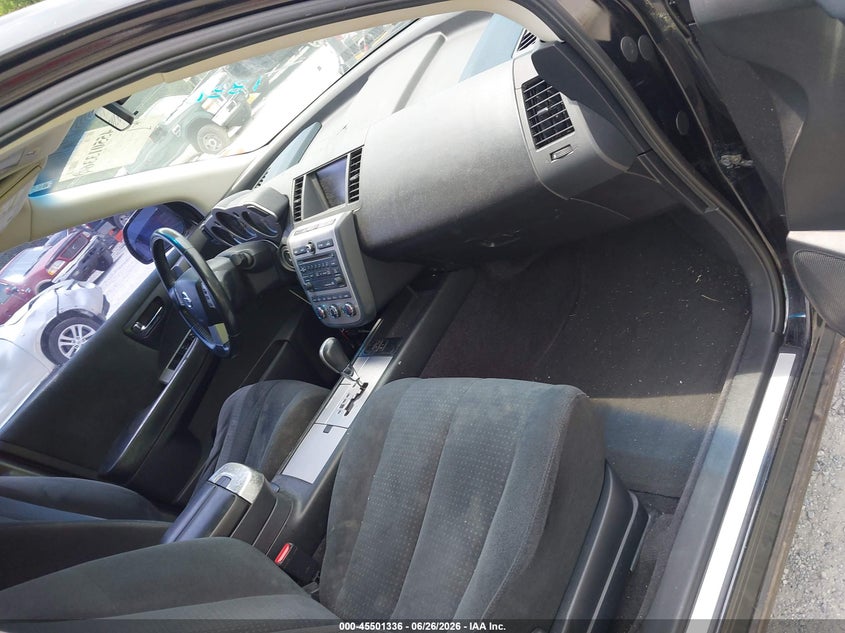 2007 Nissan Murano VIN JN8AZ08W57W629364 IAAI salvage auction — NORMAL WEAR, Clear (Virginia), sold $400 on 2026-07-14 (photo 5)