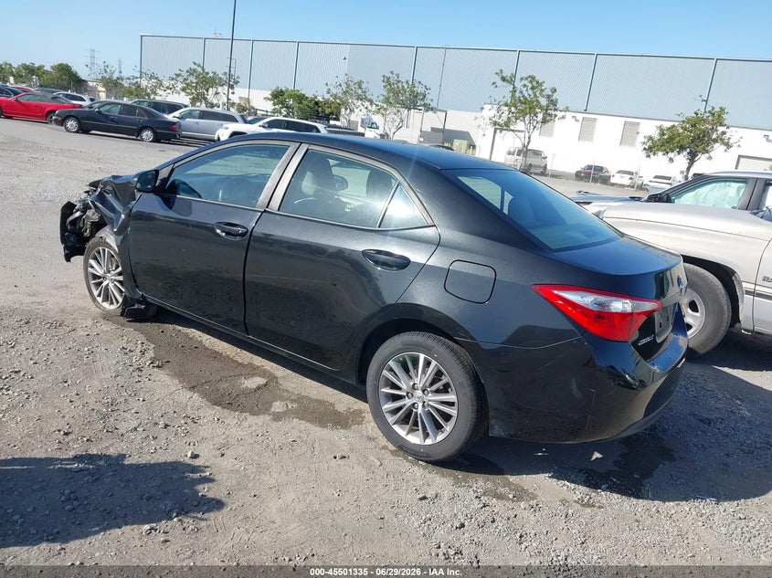2015 Toyota Corolla VIN 5YFBURHE0FP238561 IAAI salvage auction — LEFT FRONT, Salvage (California), sold $2,050 on 2026-07-29 (photo 3)