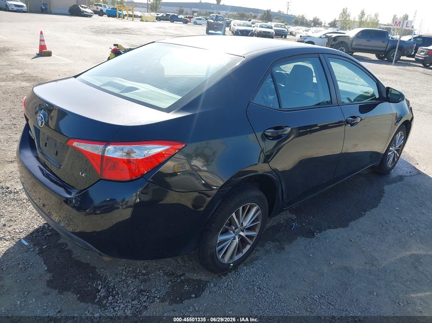 2015 Toyota Corolla VIN 5YFBURHE0FP238561 IAAI salvage auction — LEFT FRONT, Salvage (California), sold $2,050 on 2026-07-29 (photo 4)