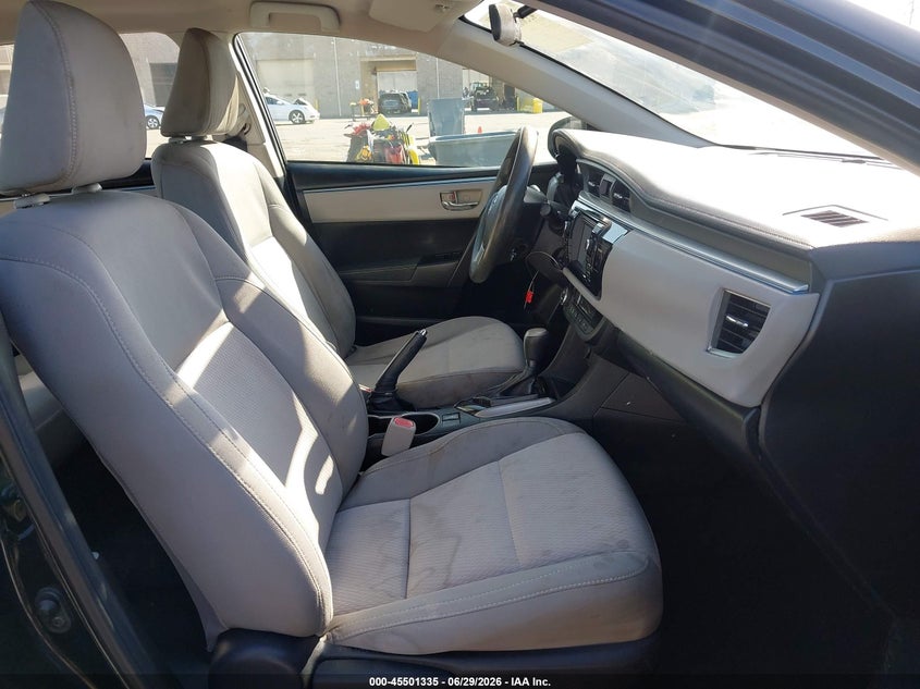 2015 Toyota Corolla VIN 5YFBURHE0FP238561 IAAI salvage auction — LEFT FRONT, Salvage (California), sold $2,050 on 2026-07-29 (photo 5)