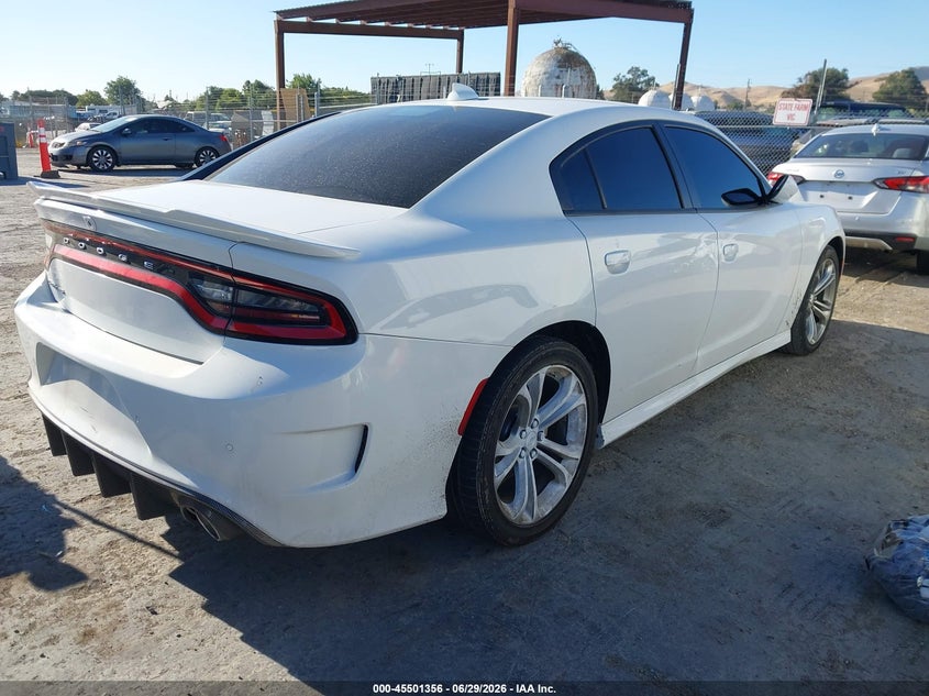 2022 Dodge Charger VIN 2C3CDXCT4NH264328 IAAI salvage auction — THEFT, Clear - Dealer Only (California), sold $50 on 2026-07-31 (photo 4)