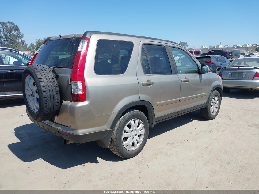 2005 Honda Cr-v VIN JHLRD78905C065494 IAAI salvage auction — THEFT, Salvage (California), sold $1,100 on 2026-07-10 (photo 4)