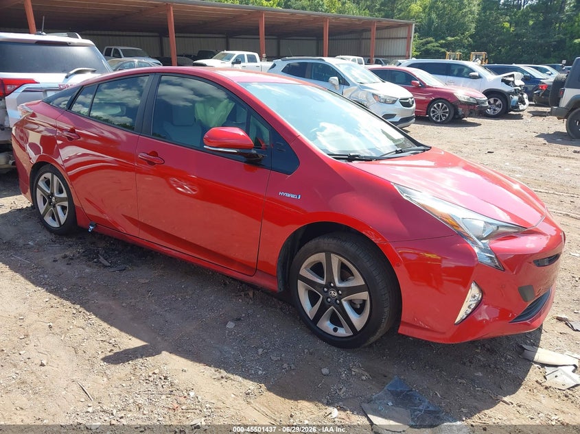 2016 Toyota Prius VIN JTDKARFU2G3519208 IAAI salvage auction — LEFT REAR, Salvage (Alabama), sold $2,125 on 2026-07-15 (photo 1)