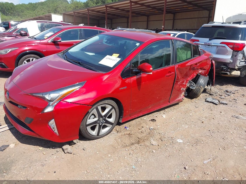 2016 Toyota Prius VIN JTDKARFU2G3519208 IAAI salvage auction — LEFT REAR, Salvage (Alabama), sold $2,125 on 2026-07-15 (photo 2)