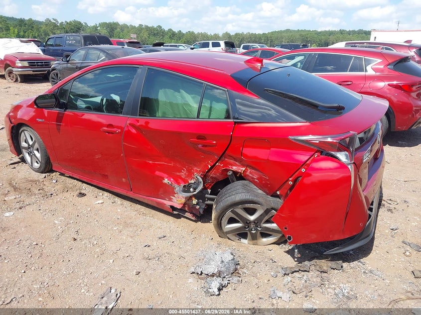 2016 Toyota Prius VIN JTDKARFU2G3519208 IAAI salvage auction — LEFT REAR, Salvage (Alabama), sold $2,125 on 2026-07-15 (photo 3)