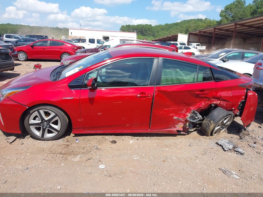 2016 Toyota Prius VIN JTDKARFU2G3519208 IAAI salvage auction — LEFT REAR, Salvage (Alabama), sold $2,125 on 2026-07-15 (photo 6)