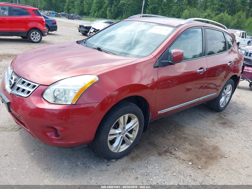 2013 Nissan Rogue VIN JN8AS5MV2DW632202 IAAI salvage auction — REAR END, Clear (Massachusetts), sold $650 on 2026-07-17 (photo 2)