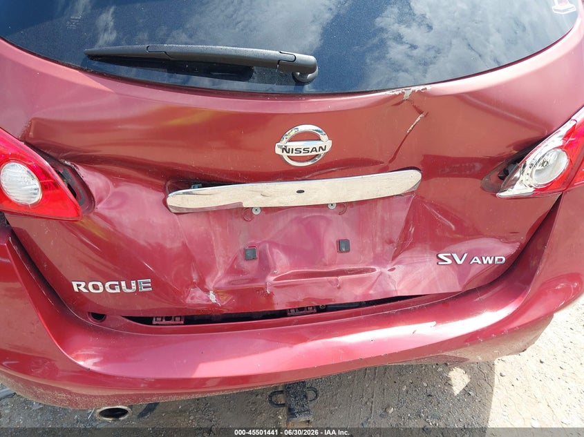 2013 Nissan Rogue VIN JN8AS5MV2DW632202 IAAI salvage auction — REAR END, Clear (Massachusetts), sold $650 on 2026-07-17 (photo 6)