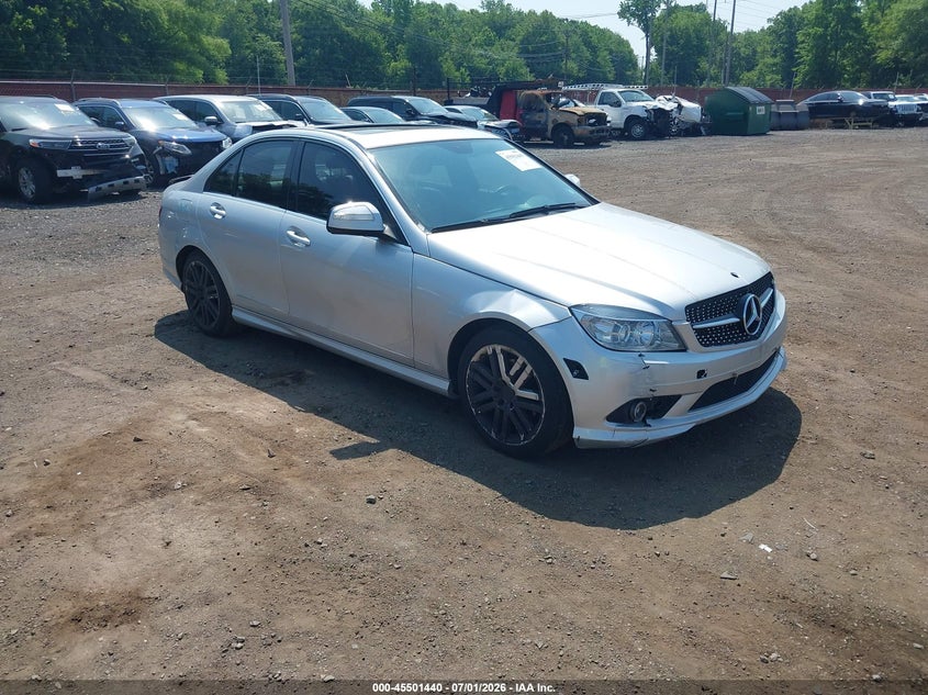 2008 Mercedes-benz C-klasse VIN WDDGF81X88F046004 IAAI salvage auction — FRONT & REAR, Salvage (Idaho), sold $425 on 2026-08-19 (photo 1)