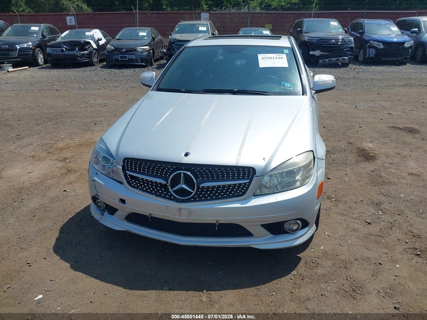 2008 Mercedes-benz C-klasse VIN WDDGF81X88F046004 IAAI salvage auction — FRONT & REAR, Salvage (Idaho), sold $425 on 2026-08-19 (photo 6)