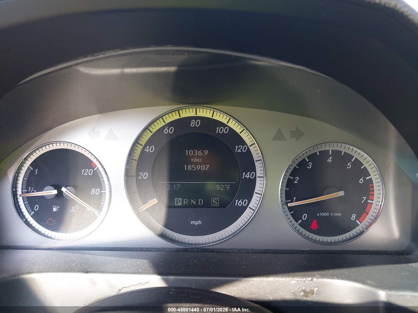 2008 Mercedes-benz C-klasse VIN WDDGF81X88F046004 IAAI salvage auction — FRONT & REAR, Salvage (Idaho), sold $425 on 2026-08-19 (photo 7)