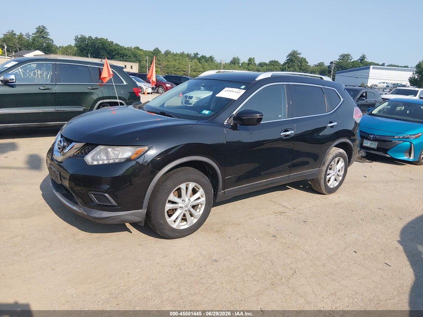 2016 Nissan Rogue VIN KNMAT2MVXGP621406 IAAI salvage auction — NORMAL WEAR, Original (New Hampshire), sold $2,025 on 2026-07-08 (photo 2)