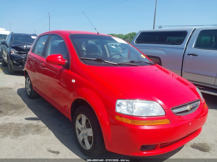 2006 Chevrolet Aveo VIN KL1TD66696B594396 IAAI salvage auction — NORMAL WEAR, Original (Ohio), sold $125 on 2026-07-21 (photo 1)