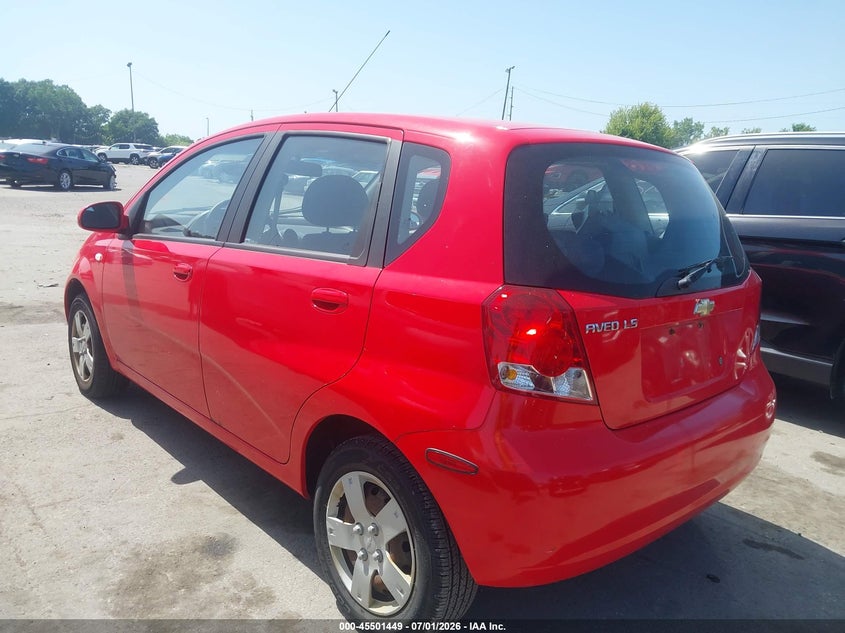 2006 Chevrolet Aveo VIN KL1TD66696B594396 IAAI salvage auction — NORMAL WEAR, Original (Ohio), sold $125 on 2026-07-21 (photo 3)