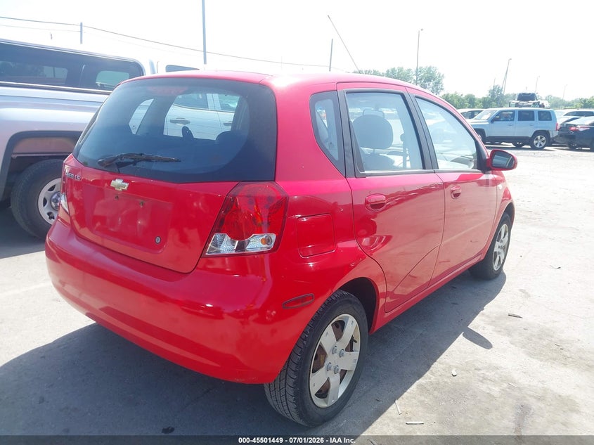 2006 Chevrolet Aveo VIN KL1TD66696B594396 IAAI salvage auction — NORMAL WEAR, Original (Ohio), sold $125 on 2026-07-21 (photo 4)