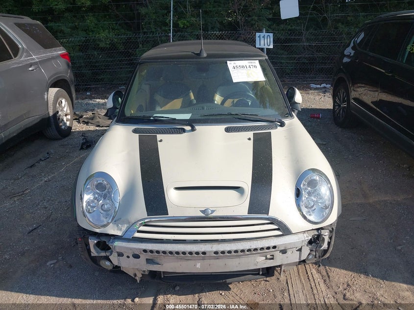 2006 Mini Cooper VIN WMWRH33546TK59832 IAAI salvage auction — FRONT END, Clear (Indiana), sold $900 on 2026-08-19 (photo 6)