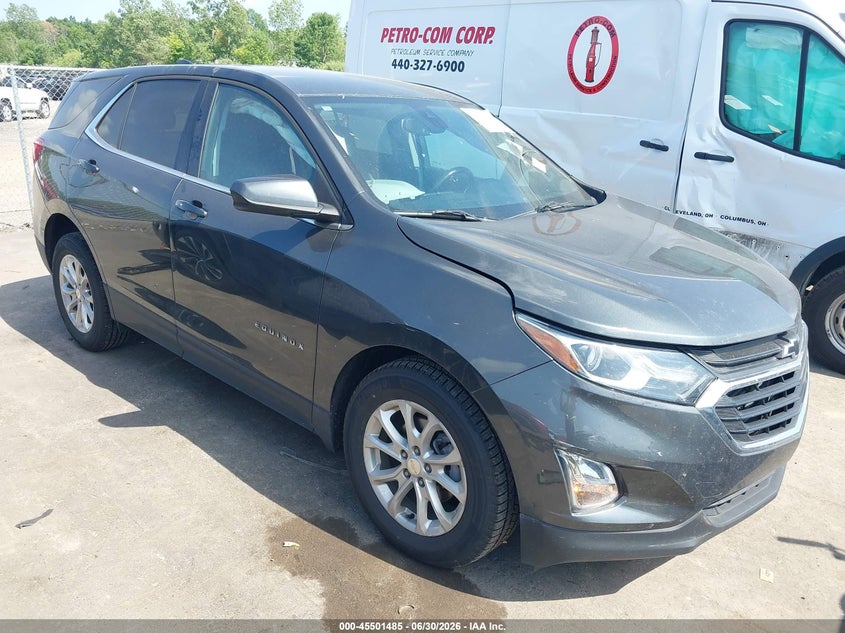 2020 Chevrolet Equinox VIN 3GNAXJEV5LL268809 IAAI salvage auction — LEFT SIDE, Wait Title, sold $3,350 on 2026-09-06 (photo 1)