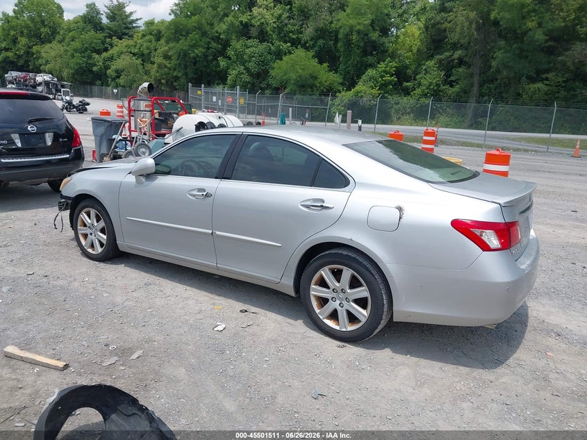 2008 Lexus Es 350 VIN JTHBJ46G482240846 IAAI salvage auction — FRONT & REAR, Clear (Virginia), sold $575 on 2026-07-07 (photo 3)