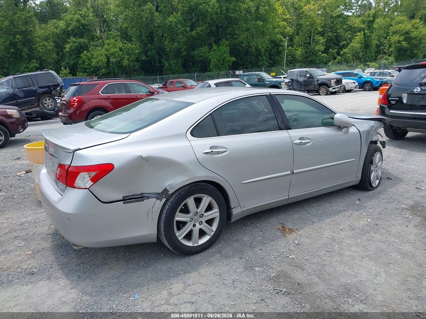 2008 Lexus Es 350 VIN JTHBJ46G482240846 IAAI salvage auction — FRONT & REAR, Clear (Virginia), sold $575 on 2026-07-07 (photo 4)