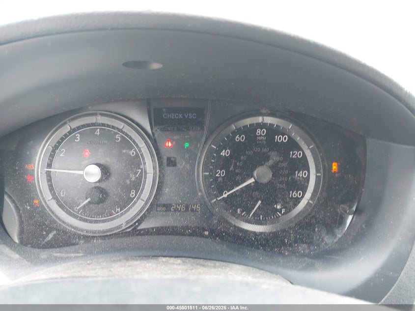2008 Lexus Es 350 VIN JTHBJ46G482240846 IAAI salvage auction — FRONT & REAR, Clear (Virginia), sold $575 on 2026-07-07 (photo 7)