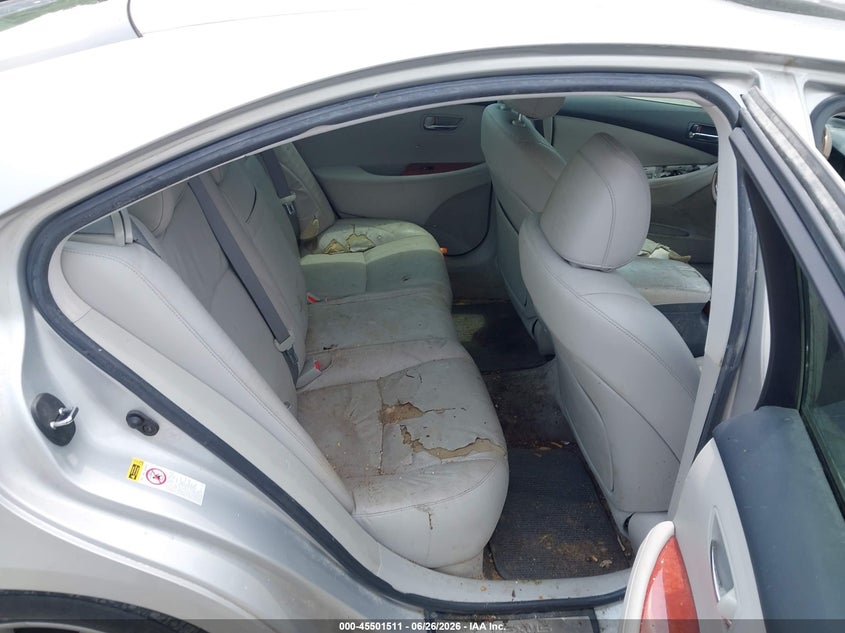 2008 Lexus Es 350 VIN JTHBJ46G482240846 IAAI salvage auction — FRONT & REAR, Clear (Virginia), sold $575 on 2026-07-07 (photo 8)