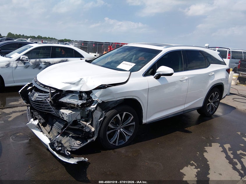 2018 Lexus Rx VIN JTJGZKCA5J2001359 IAAI salvage auction — FRONT END, Salvage Title, sold $8,600 on 2026-07-22 (photo 2)