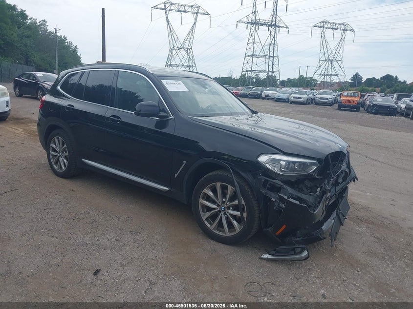 2018 BMW X3 VIN 5UXTR9C5XJLD88371 IAAI salvage auction — FRONT END, Salvage (Pennsylvania), sold $6,200 on 2026-07-31 (photo 1)