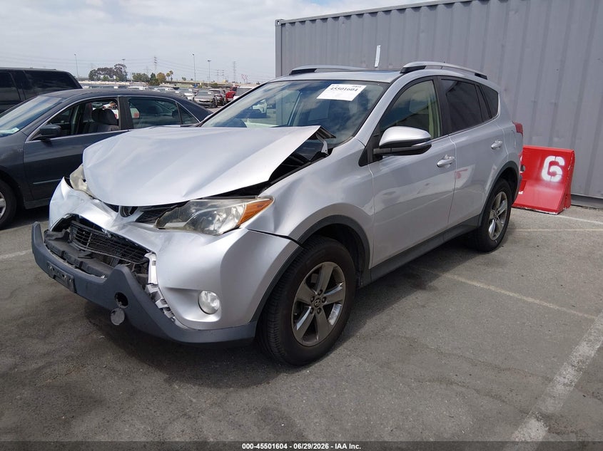 2015 Toyota Rav 4 VIN JTMWFREV5FD067499 IAAI salvage auction — FRONT END, Salvage Title, sold $3,350 on 2026-07-16 (photo 2)
