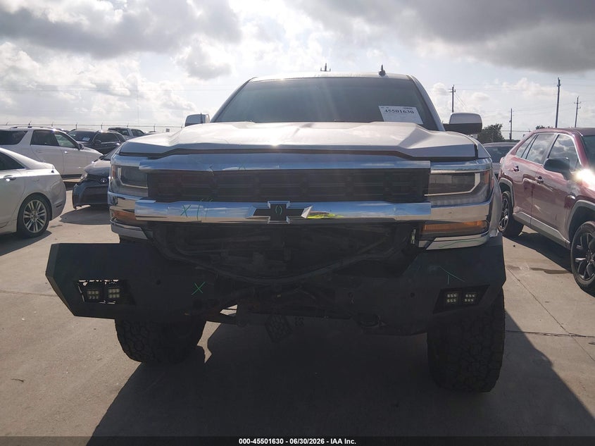 2018 Chevrolet Silverado VIN 1GCUKREC6JF149885 IAAI salvage auction — FRONT END, Original (Texas), sold $9,300 on 2026-07-31 (photo 6)