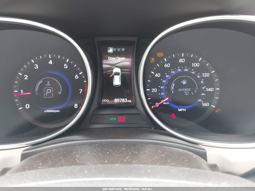 2016 Hyundai Santa fe VIN 5XYZU3LB8GG327048 IAAI salvage auction — LEFT FRONT, Salvage Title, sold $3,400 on 2026-07-17 (photo 7)