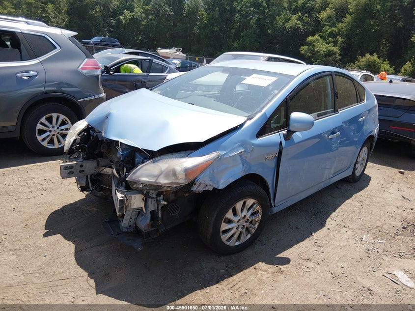 2012 Toyota Prius VIN JTDKN3DPXC3003154 IAAI salvage auction — FRONT END, Salvage (Massachusetts), sold $600 on 2026-07-28 (photo 2)