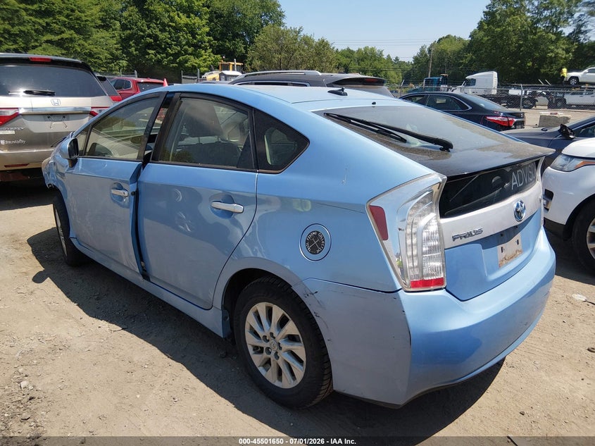 2012 Toyota Prius VIN JTDKN3DPXC3003154 IAAI salvage auction — FRONT END, Salvage (Massachusetts), sold $600 on 2026-07-28 (photo 3)