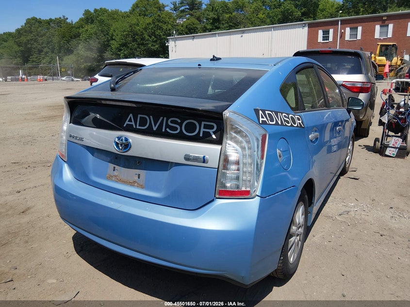 2012 Toyota Prius VIN JTDKN3DPXC3003154 IAAI salvage auction — FRONT END, Salvage (Massachusetts), sold $600 on 2026-07-28 (photo 4)