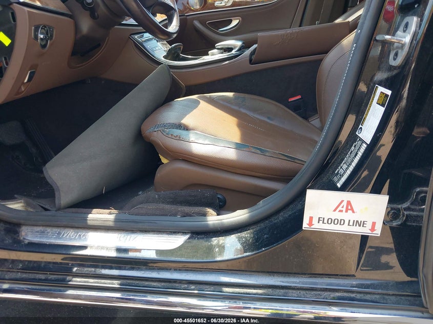 2018 Mercedes-benz E-klasse VIN WDDZF4KB3JA470780 IAAI salvage auction — WATER/FLOOD, Salvage Title, sold $6,550 on 2026-07-28 (photo 6)