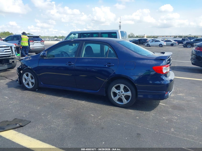 2012 Toyota Corolla VIN 5YFBU4EEXCP012742 IAAI salvage auction — LEFT FRONT, Rebuildable (Florida), sold $2,325 on 2026-07-23 (photo 3)