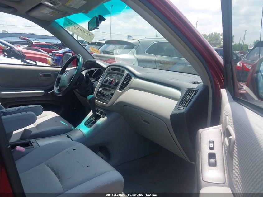 2007 Toyota Highlander VIN JTEHP21A270217248 IAAI salvage auction — NORMAL WEAR, Original (Ohio), sold $425 on 2026-07-14 (photo 5)