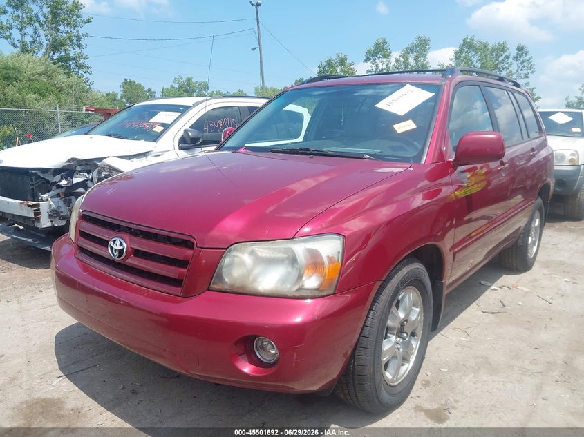 2007 Toyota Highlander VIN JTEHP21A270217248 IAAI salvage auction — NORMAL WEAR, Original (Ohio), sold $425 on 2026-07-14 (photo 6)