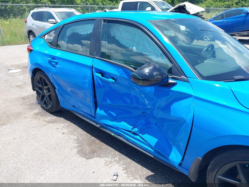 2024 Honda Civic VIN 19XFL2G89RE019160 IAAI salvage auction — SIDE, Salvage (Louisiana), sold $8,000 on 2026-07-28 (photo 6)