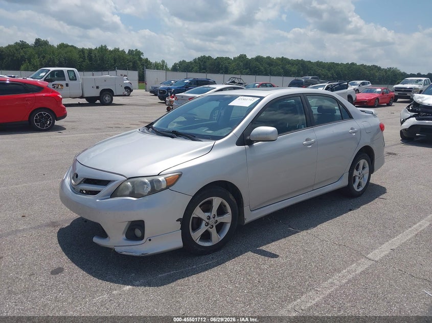 2012 Toyota Corolla VIN 5YFBU4EE2CP058453 IAAI salvage auction — FRONT END, Clear (Indiana), sold $525 on 2026-07-29 (photo 2)