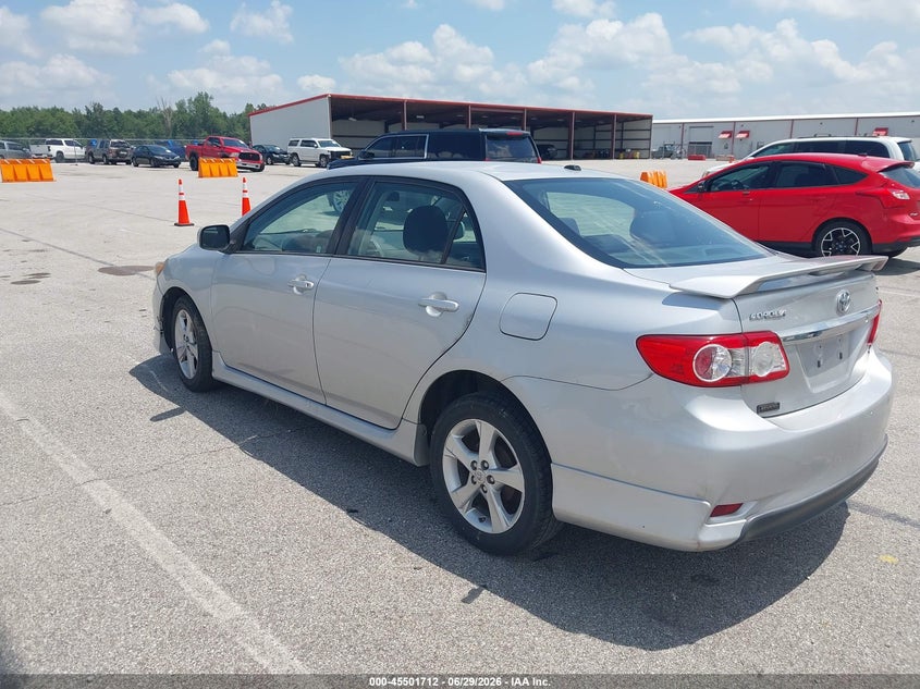 2012 Toyota Corolla VIN 5YFBU4EE2CP058453 IAAI salvage auction — FRONT END, Clear (Indiana), sold $525 on 2026-07-29 (photo 3)