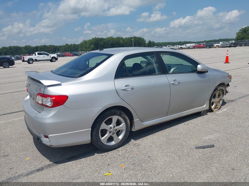 2012 Toyota Corolla VIN 5YFBU4EE2CP058453 IAAI salvage auction — FRONT END, Clear (Indiana), sold $525 on 2026-07-29 (photo 4)