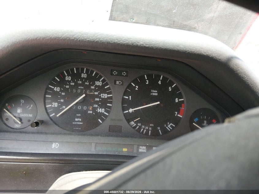 1991 BMW 3 series VIN WBABB2318MEC24886 IAAI salvage auction — LEFT FRONT, Clear (Louisiana), sold $1,600 on 2026-07-06 (photo 7)
